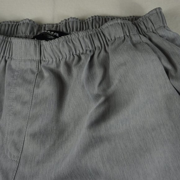 ALIA Womens Petite Size 14P GRAY Pull On Pants Inseam Elastic Waist - Picture 4 of 9